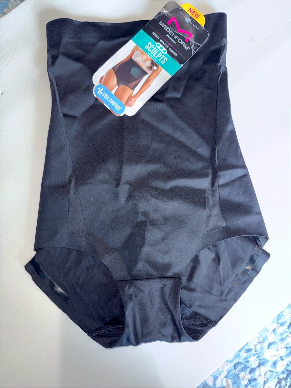 Maidenform Black Sculpting Kids One-Piece Bodysuit